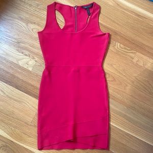 BCBG red bandage dress
